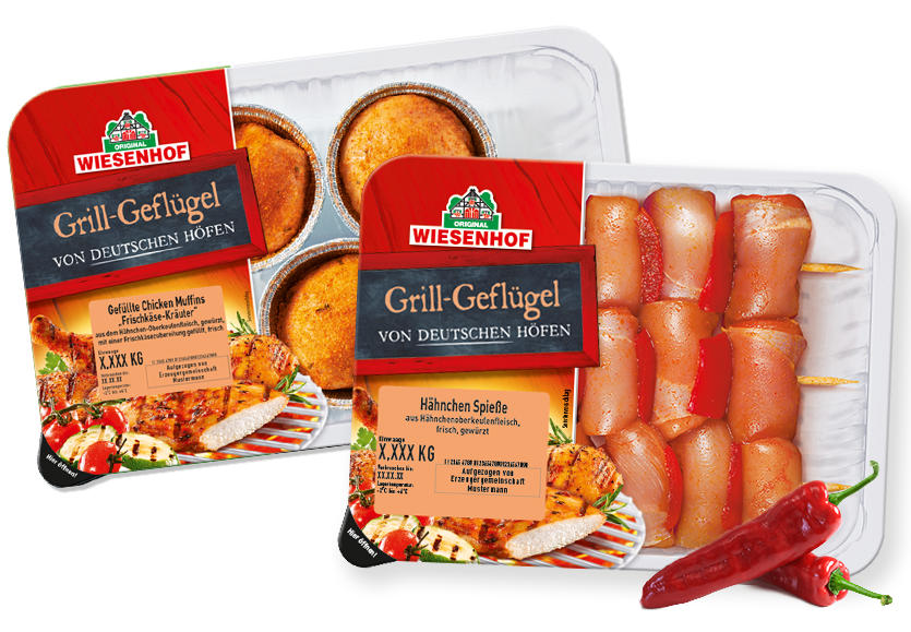 WIESENHOF Deutsches Grill-Geflügel Produktseiten