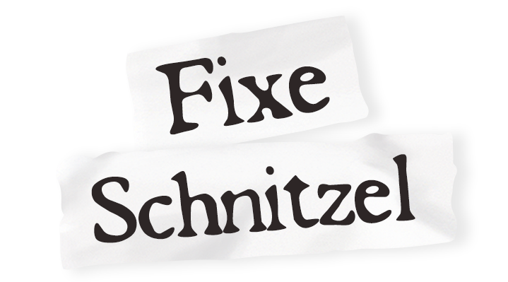 WIESENHOF Fixe Schnitzel Text