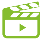 Icon Videoklappe grün
