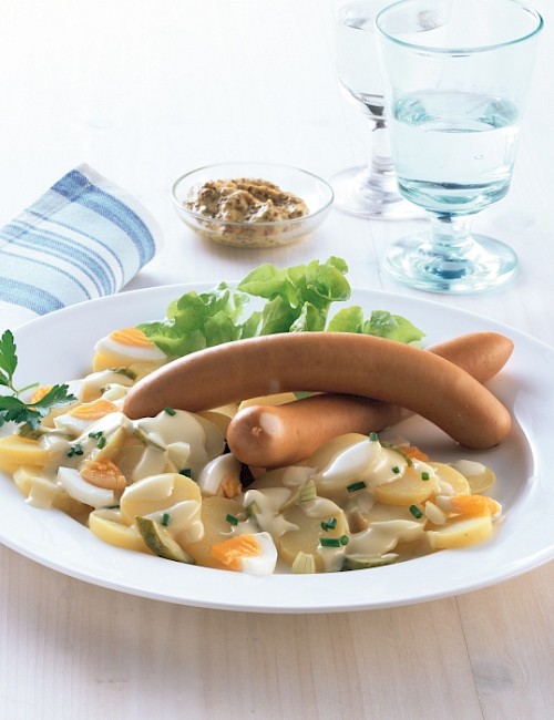 Rezept Wiener Würstchen mit Kartoffelsalat