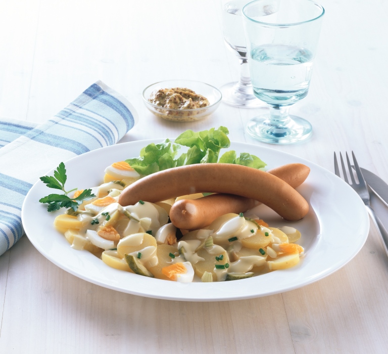 Rezept Wiener Würstchen mit Kartoffelsalat