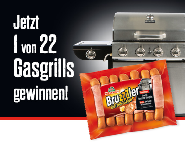 22 original Bruzzzler - Gasgrills gewinnen