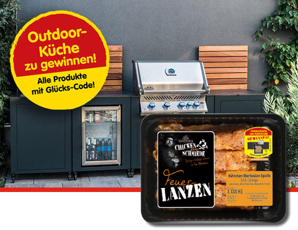Outdoor-Küche Gewinnspiel & Feuer-Lanzen von der Chicken Schmiede